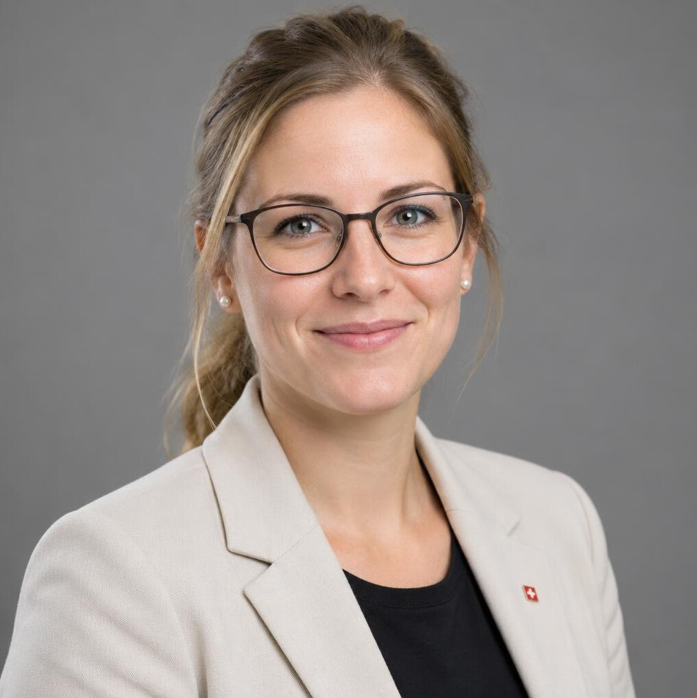 Studio portrait of a female signal technician
